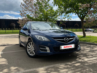 2011 Mazda 6 II (GH) Рестайлинг, синий, 850000 рублей, вид 4