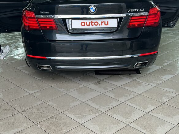 2012 BMW 7 серии 750Li xDrive V (F01/F02/F04) Рестайлинг, чёрный - вид 5