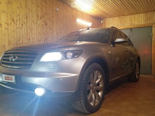 2008 Infiniti FX35 I (S50) Рестайлинг, серый, 1800000 рублей, вид 2