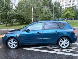 2007 Mazda 3 I (BK) Рестайлинг, синий, 555000 рублей, вид 5