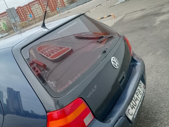 1998 Volkswagen Golf IV, синий, 270000 рублей - вид 9