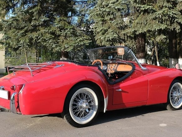 1962 Triumph TR3 I(A), красный - вид 1