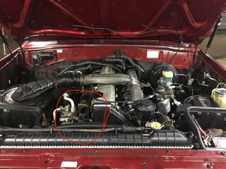 1996 Toyota Land Cruiser 80 Series Рестайлинг, пурпурный, 1500000 рублей, вид 5