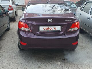 2011 Hyundai Solaris I, фиолетовый, 950000 рублей, вид 1