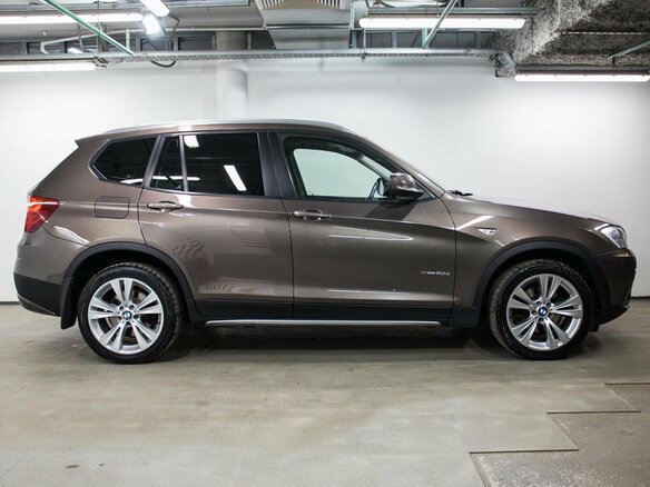 2012 BMW X3 20d xDrive II (F25), коричневый - вид 3