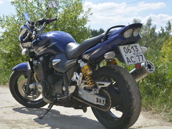 2007 Yamaha XJR1300, синий - вид 2