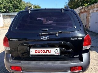 2005 Hyundai Santa Fe I, чёрный, 560000 рублей, вид 4