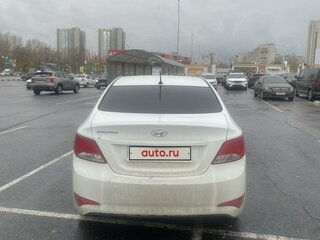 2016 Hyundai Solaris I Рестайлинг, белый, 590000 рублей, вид 5