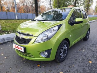 2013 Chevrolet Spark III, зелёный, 810000 рублей, вид 1