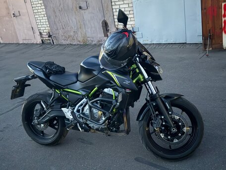 2018 Kawasaki Z 650, чёрный, 599000 рублей, вид 2