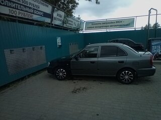 2004 Hyundai Accent ТагАЗ II, серый, 270000 рублей, вид 5