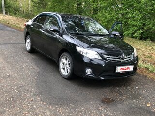 2012 Toyota Corolla X (E140, E150) Рестайлинг, чёрный, 850000 рублей, вид 3