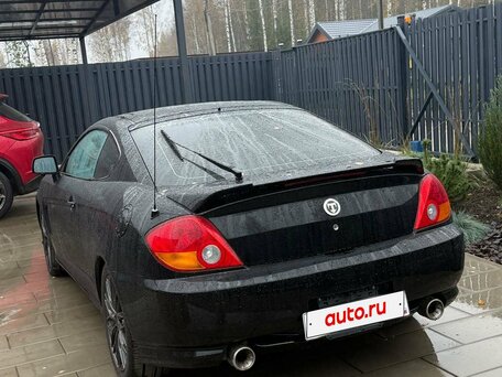 2003 Hyundai Tiburon II (GK), чёрный, 1000000 рублей, вид 3