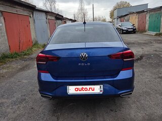 2022 Volkswagen Polo VI, синий, 1950000 рублей, вид 5