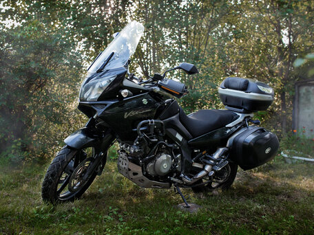 2006 Suzuki V-Strom 1000, чёрный, 450000 рублей, вид 1