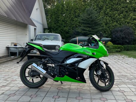 2009 Kawasaki Ninja 250R, зелёный, 350000 рублей, вид 3