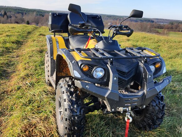 2021 Stels ATV-650YL Leopard, жёлтый, 525000 рублей - вид 11