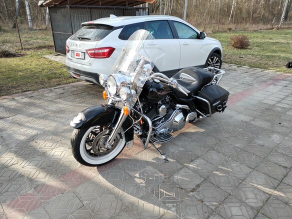 2006 Harley-Davidson Road King, чёрный, 620000 рублей - вид 7