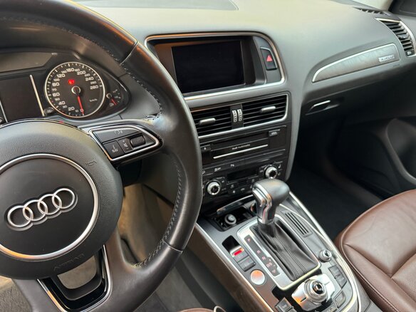 2014 Audi Q5 I (8R) Рестайлинг, синий, 3100000 рублей - вид 14