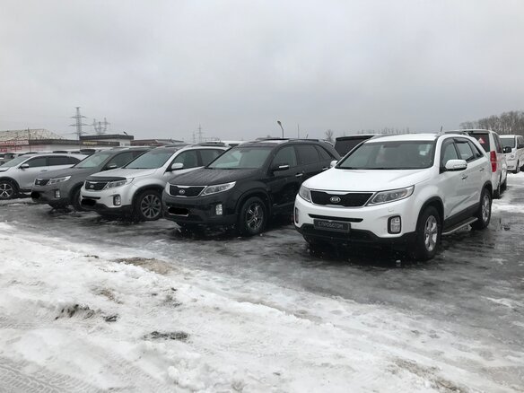 2014 Kia Sorento II Рестайлинг, белый - вид 2