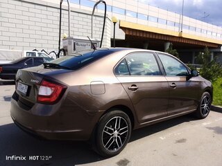 2018 Skoda Rapid I Рестайлинг, коричневый, 1700000 рублей, вид 5