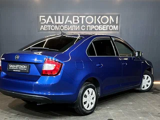 2018 Skoda Rapid I Рестайлинг, синий, 1245000 рублей, вид 4