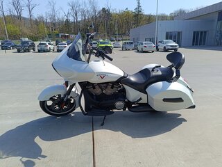 2015 Victory Cross Country, белый, 1250000 рублей, вид 4