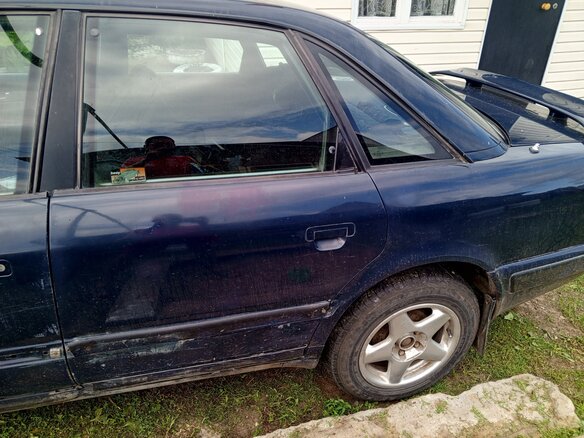 1992 Audi 100 IV (C4), синий, 100000 рублей - вид 14