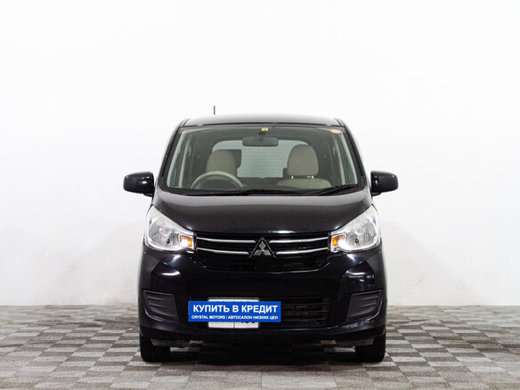 2016 Mitsubishi eK Wagon III Рестайлинг, чёрный, 739000 рублей - вид 1