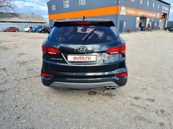 2017 Hyundai Santa Fe III Рестайлинг, чёрный, 2180000 рублей - вид 6
