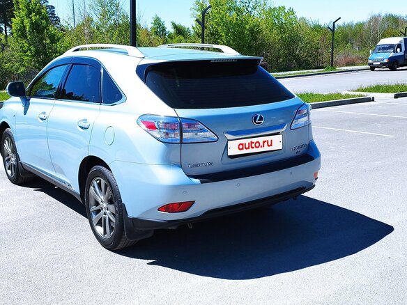 2010 Lexus RX 450h III, голубой, 2500000 рублей - вид 9