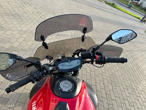 2016 Yamaha MT-07 (FZ-07), красный, 610000 рублей - вид 4