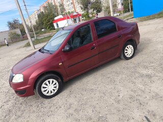 2011 Renault Logan I Рестайлинг, красный, 395000 рублей, вид 3