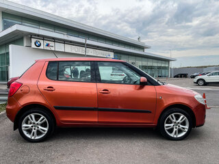 2009 Skoda Fabia II, оранжевый, 497000 рублей, вид 4