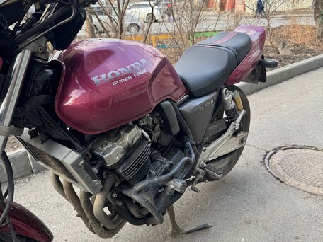 1996 Honda CB 400 Super Four, красный, 280000 рублей, вид 3