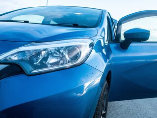 2017 Nissan Note II Рестайлинг, синий, 1130000 рублей, вид 2