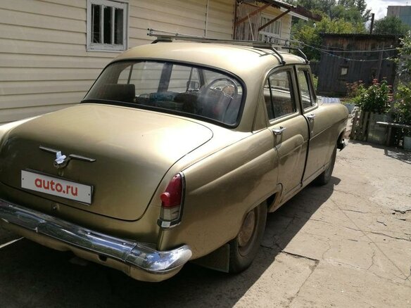 1963 ГАЗ 21 «Волга» 21Л, золотистый, 500000 рублей - вид 2