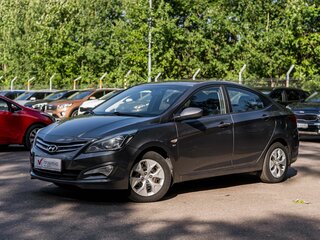 2016 Hyundai Solaris I Рестайлинг, серый, 919000 рублей, вид 1