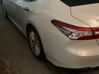 2019 Toyota Camry VIII (XV70), белый, 2600000 рублей, вид 4