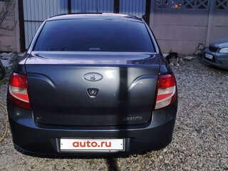 2014 Lada (ВАЗ) Granta I, серебристый, 600000 рублей, вид 4
