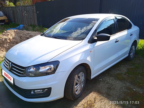 2018 Volkswagen Polo V Рестайлинг, белый