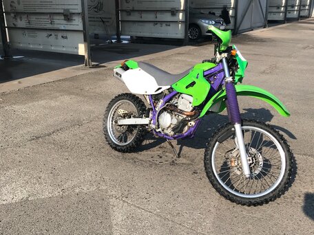 1997 Kawasaki KLX 250, зелёный, 230000 рублей, вид 2
