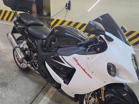 2000 Suzuki GSX 1300 R Hayabusa, белый, 600000 рублей, вид 4