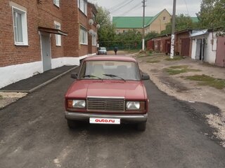 1998 Lada (ВАЗ) 2107, красный, 45000 рублей, вид 1