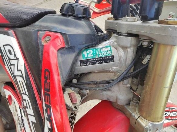 2006 Honda CRF 450X, красный, 380000 рублей - вид 5