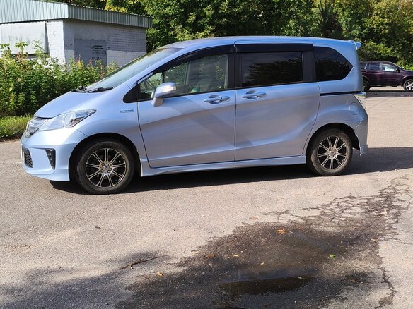 2014 Honda Freed I Рестайлинг, голубой, 1235000 рублей - вид 2