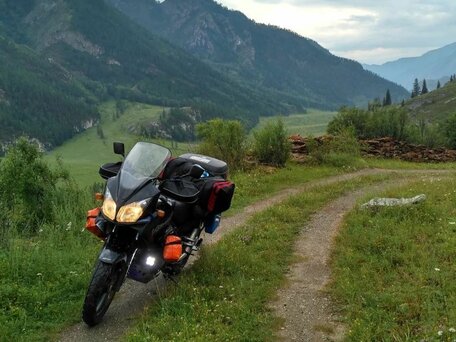 2002 Suzuki V-Strom 1000, синий, 359000 рублей, вид 2
