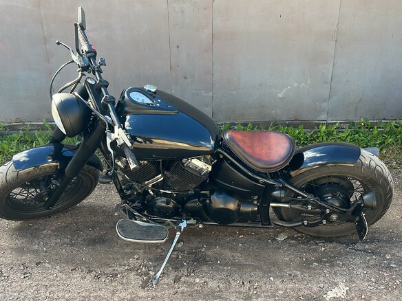 2003 Yamaha XVS400 Drag Star, чёрный, 499000 рублей - вид 2