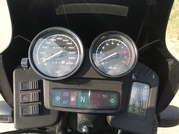1994 BMW R 1100 GS, чёрный, 330000 рублей - вид 11