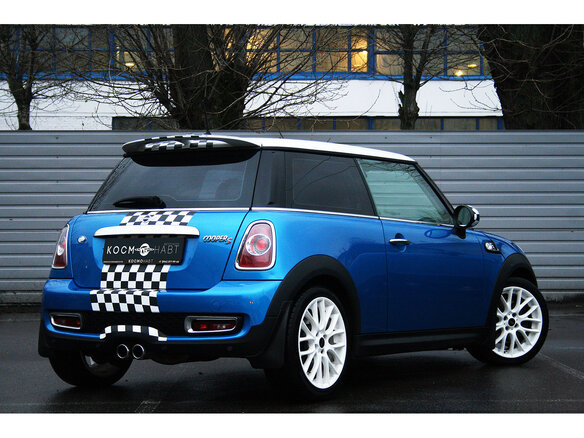 2011 Mini Hatch Cooper S II (R56) Рестайлинг, синий - вид 3